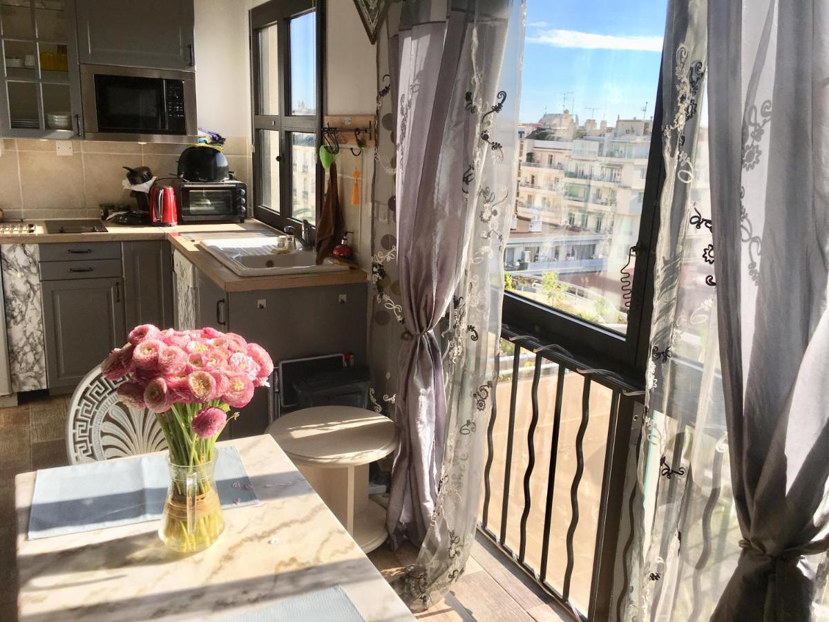 Luxurious Studio In Nice 450 M Of The Sea Bagian luar foto
